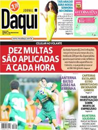 Capa do jornal Jornal Daqui 04/07/2023