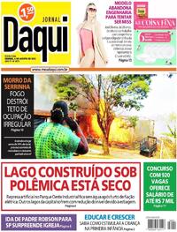 Capa do jornal Jornal Daqui 04/08/2023