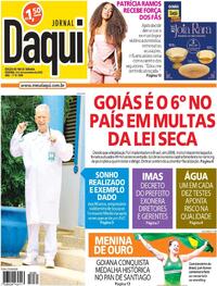 Capa do jornal Jornal Daqui 04/11/2023