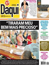 Capa do jornal Jornal Daqui 04/12/2023