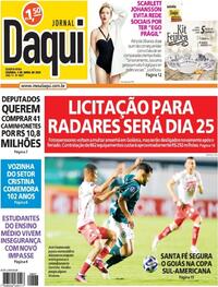 Capa do jornal Jornal Daqui 05/04/2023