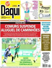 Capa do jornal Jornal Daqui 05/06/2023