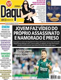 Capa do jornal Jornal Daqui 06/11/2023