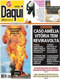 Capa do jornal Jornal Daqui 06/12/2023