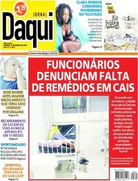 Capa do jornal Jornal Daqui 07/03/2023