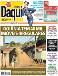 Capa do jornal Jornal Daqui 07/07/2023