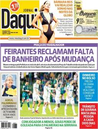 Capa do jornal Jornal Daqui 08/05/2023