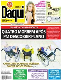 Capa do jornal Jornal Daqui 08/06/2023