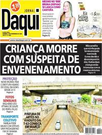 Capa do jornal Jornal Daqui 09/02/2023