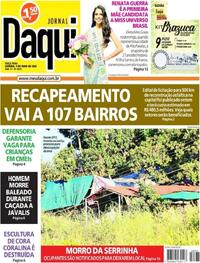 Capa do jornal Jornal Daqui 09/05/2023