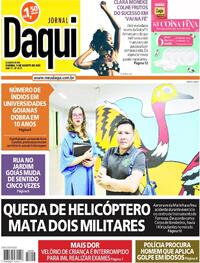Capa do jornal Jornal Daqui 09/08/2023