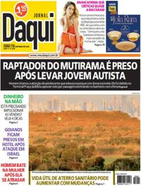 Capa do jornal Jornal Daqui 09/10/2023