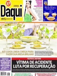 Capa do jornal Jornal Daqui 09/11/2023