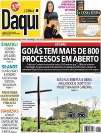Capa do jornal Jornal Daqui 09/12/2023