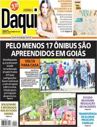 Capa do jornal Jornal Daqui 10/01/2023