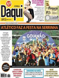 Capa do jornal Jornal Daqui 10/04/2023