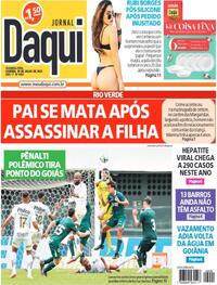 Capa do jornal Jornal Daqui 10/07/2023