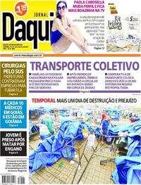 Capa do jornal Jornal Daqui 11/02/2023