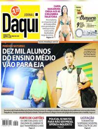 Capa do jornal Jornal Daqui 11/05/2023