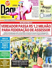 Capa do jornal Jornal Daqui 12/05/2023