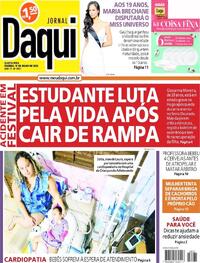 Capa do jornal Jornal Daqui 12/07/2023
