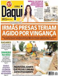 Capa do jornal Jornal Daqui 13/03/2023