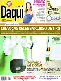 Capa do jornal Jornal Daqui 13/04/2023