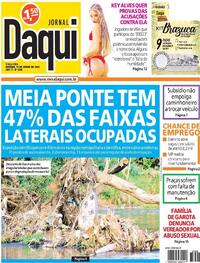 Capa do jornal Jornal Daqui 13/06/2023