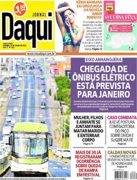 Capa do jornal Jornal Daqui 13/07/2023