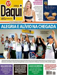 Capa do jornal Jornal Daqui 13/10/2023