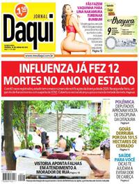 Capa do jornal Jornal Daqui 14/06/2023