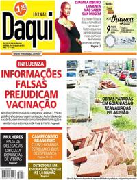 Capa do jornal Jornal Daqui 15/04/2023