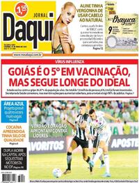 Capa do jornal Jornal Daqui 15/05/2023