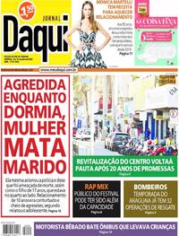 Capa do jornal Jornal Daqui 15/07/2023