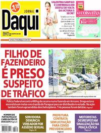 Capa do jornal Jornal Daqui 15/08/2023