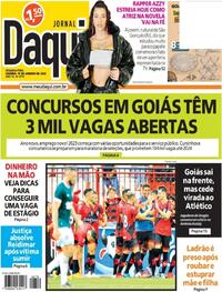 Capa do jornal Jornal Daqui 16/01/2023