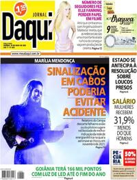 Capa do jornal Jornal Daqui 16/05/2023