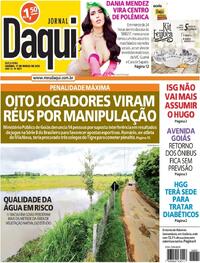 Capa do jornal Jornal Daqui 17/03/2023