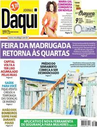 Capa do jornal Jornal Daqui 17/05/2023