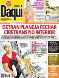 Capa do jornal Jornal Daqui 17/06/2023