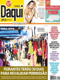 Capa do jornal Jornal Daqui 17/07/2023