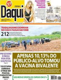 Capa do jornal Jornal Daqui 18/03/2023