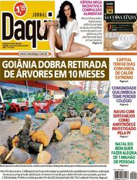Capa do jornal Jornal Daqui 18/11/2023