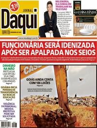 Capa do jornal Jornal Daqui 18/12/2023