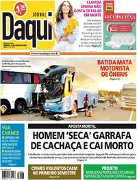 Capa do jornal Jornal Daqui 19/07/2023