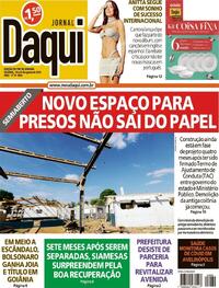 Capa do jornal Jornal Daqui 19/08/2023