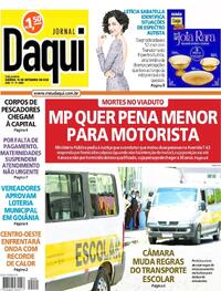 Capa do jornal Jornal Daqui 19/09/2023