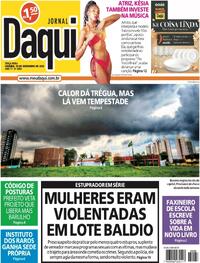 Capa do jornal Jornal Daqui 19/12/2023