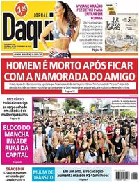 Capa do jornal Jornal Daqui 20/02/2023