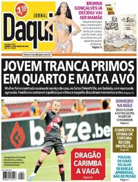 Capa do jornal Jornal Daqui 20/03/2023
